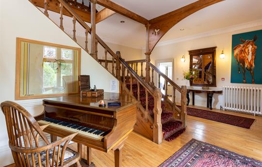 Entrance Hall with piano