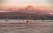 Sunset views outside Porth Hir