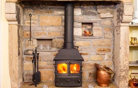 Minnie's Cottage Fireplace