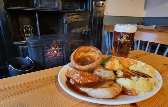 Sunday lunch at the local pub