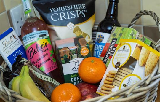 Welcome hamper at Urlay Nook