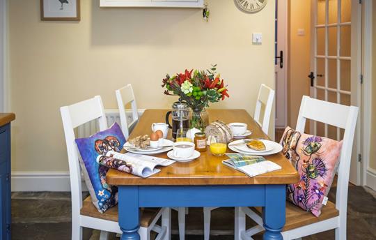 Breakfast in the Kitchen at Urlay Nook