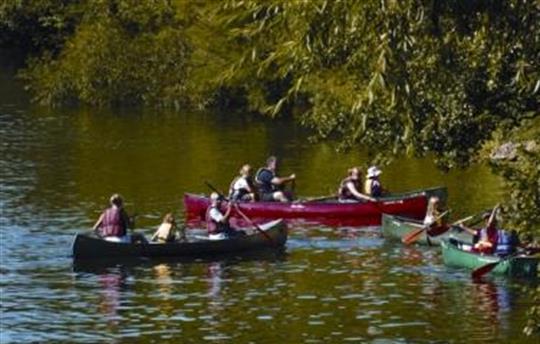 Adventure on the River Wye: canoeing fun awaits