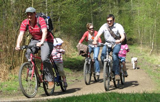 Your barn is the gateway to amazing forest cycling
