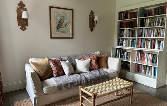 Winter light in the Snug at Monnington House