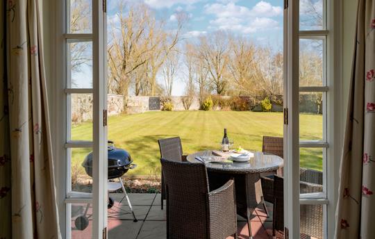 Lodge View to garden