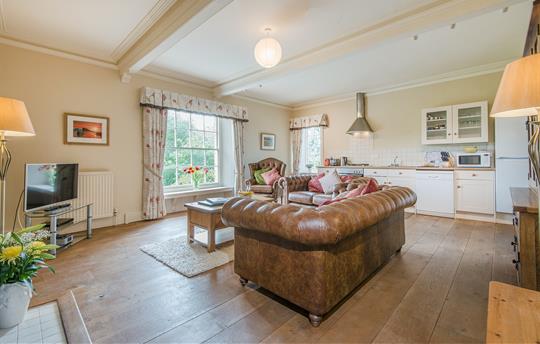 Manor Apartment open plan living