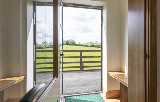 Level access porch and driveway