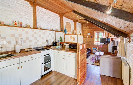 Clematis kitchen and living room
