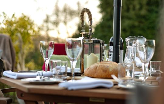 Spacious patio perfect for al fresco dining