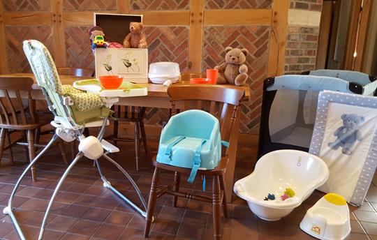 Hire complimentary baby/toddler items