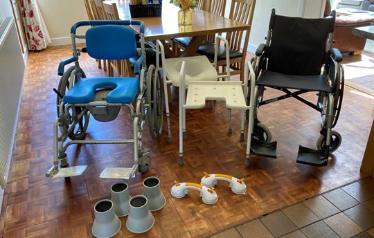 Hire complimentary reduced mobility items