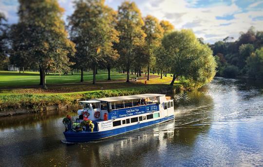 Sabrina Boat Tours, Shrewsbury (35 mins drive)
