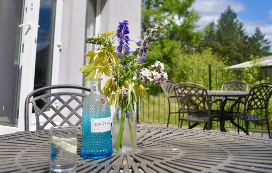 decking out of living room