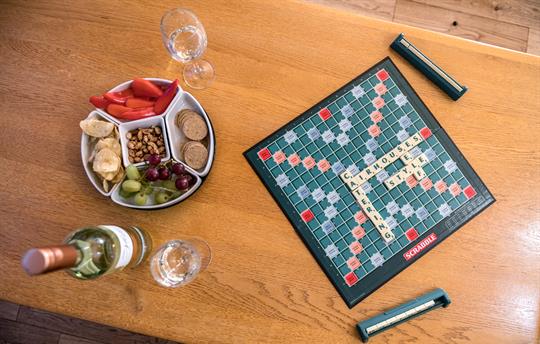 Snacks at The Buchanan with board games