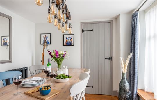 The Barn dining area