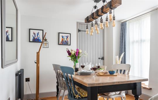 The Barn dining area