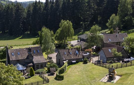 Looking Back at Our Private Cottage Hamlet