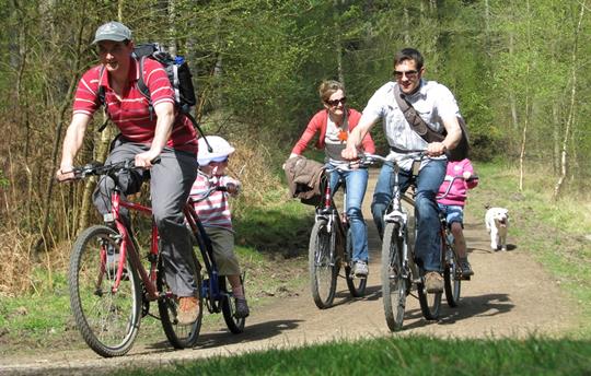 Your barn is the gateway to amazing forest cycling
