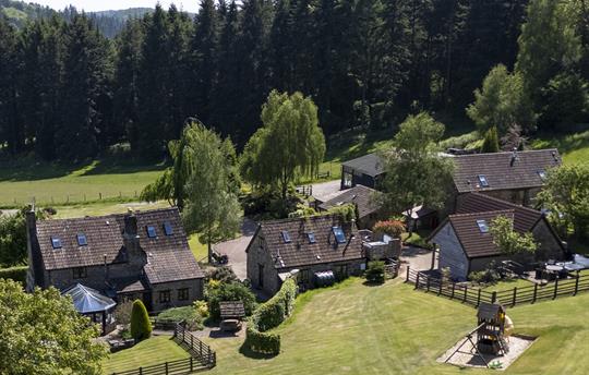 View Across Our Secluded 5 x 5 Cottage Retreat 