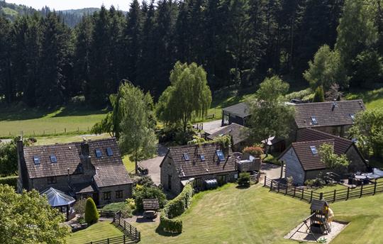 View Across Our Secluded 5 x 5 Cottage Retreat 