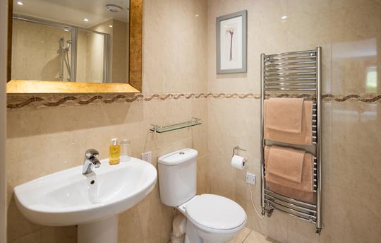 En suite bathroom