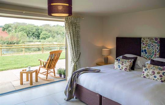 Ground floor bedroom in The Rookery