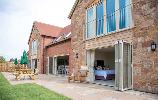 The Rookery leading out into the garden
