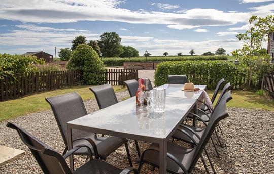 Oliver's Mill has a lovely enclosed patio & garden