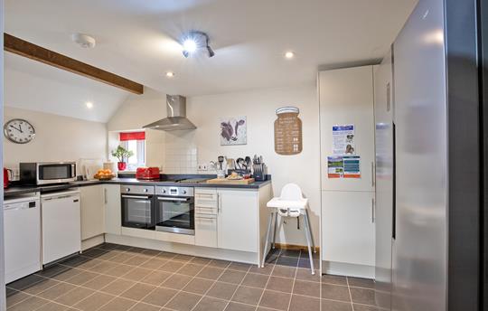 The kitchen is well equipped to cater for groups