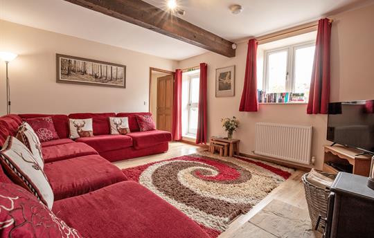 The Sitting Room is light & airy