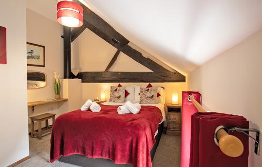 Double Bedroom with original oak beams