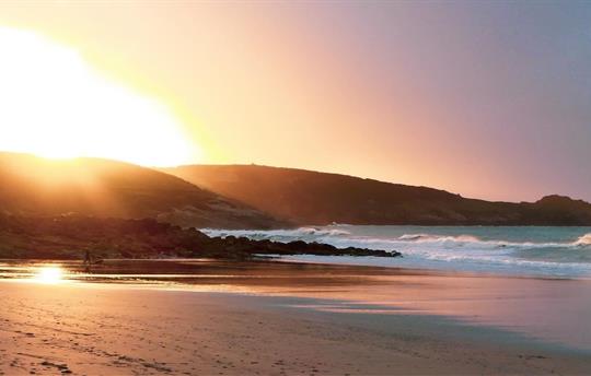 Sunset over Perranuthnoe