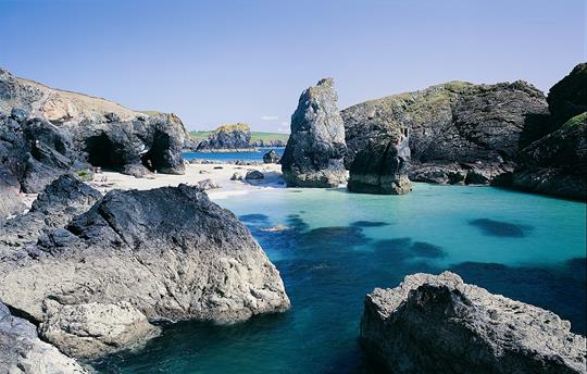 Kynance Cove near Trelowarren