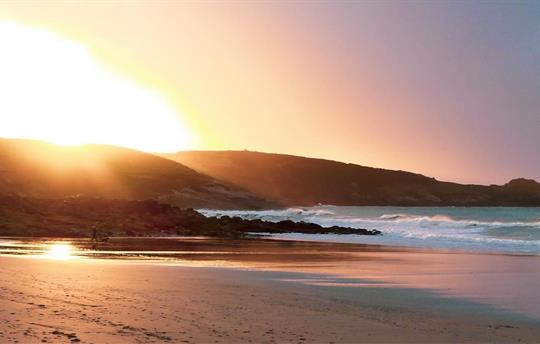 Sunset over Perranuthnoe