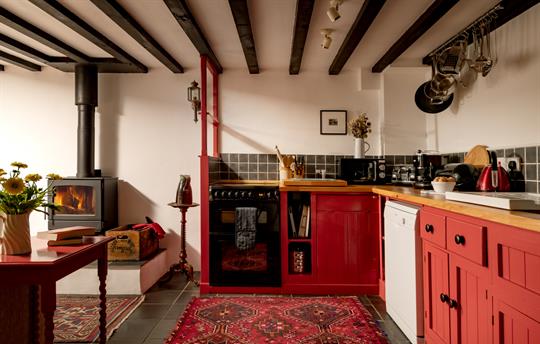 Ty Trol kitchen, Gwanas Fawr Holiday Cottages