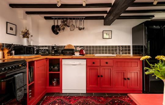 Ty Trol kitchen, Gwanas Fawr Holiday Cottages