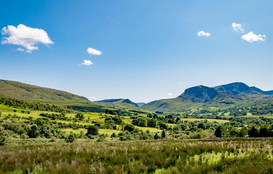 Cader Idris from the track behind Gwanas Fawr