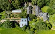 Ariël uitzicht op Gwanas Fawr Holiday Cottages