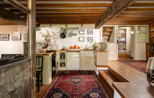 Ty Neuadd kitchen, Gwanas Fawr Holiday Cottages