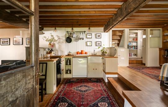 Ty Neuadd kitchen, Gwanas Fawr Holiday Cottages