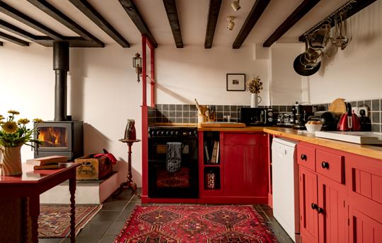 Ty Trol kitchen, Gwanas Fawr Holiday Cottages