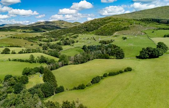 Gwanas Fawr paddock and summerhouse