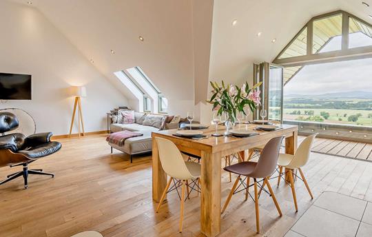 Living, Dining to Balcony