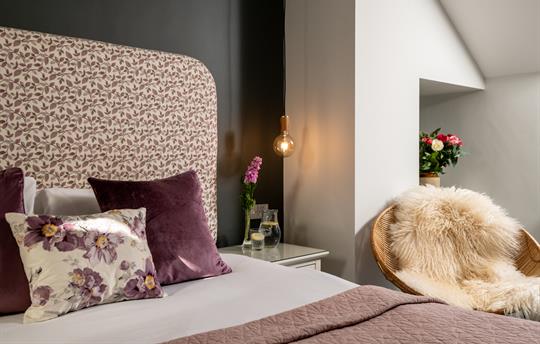 bedroom with super king bed