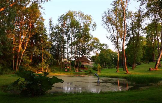 Vivianna viewed from aross the lake