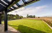Countryside views from patio and garden