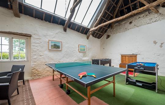Games room with Table Tennis