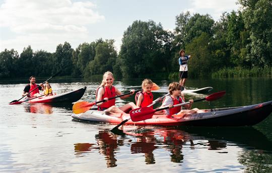 Kayaking, 2 minute walk. Hire or bring your own