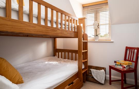 Bedroom 3 with Bunkbed, also suitable for adults
